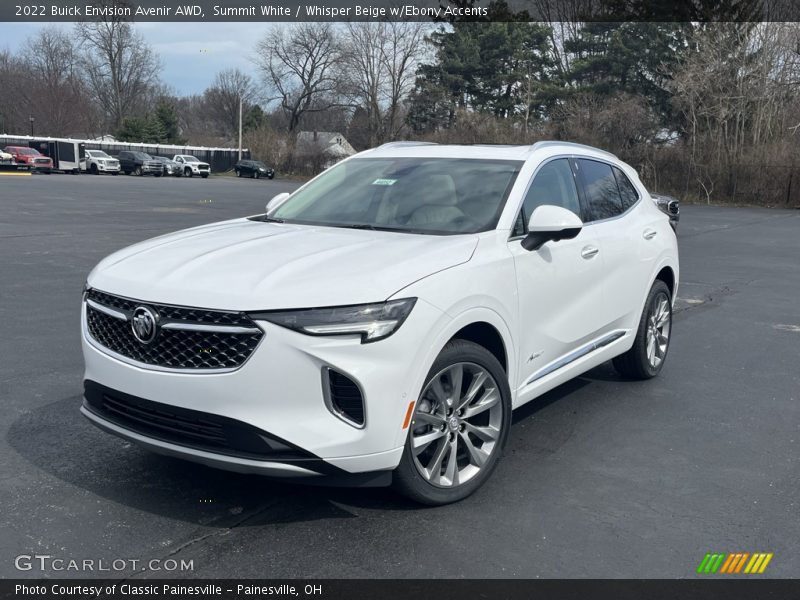 Summit White / Whisper Beige w/Ebony Accents 2022 Buick Envision Avenir AWD