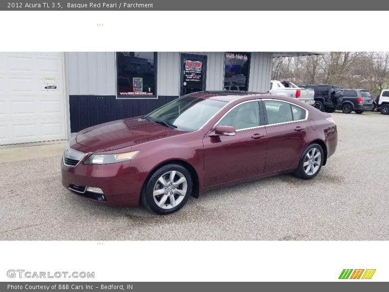 Basque Red Pearl / Parchment 2012 Acura TL 3.5