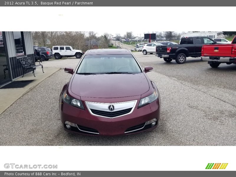 Basque Red Pearl / Parchment 2012 Acura TL 3.5