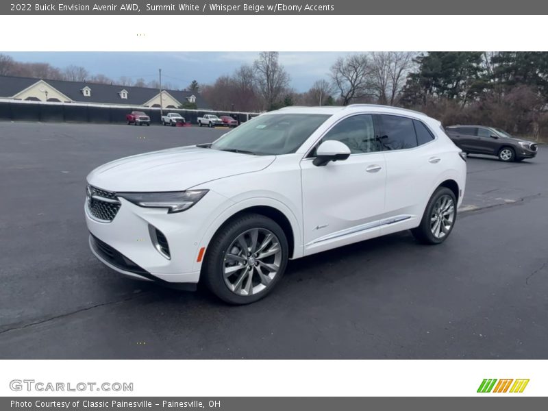 Summit White / Whisper Beige w/Ebony Accents 2022 Buick Envision Avenir AWD