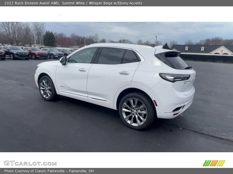 Summit White / Whisper Beige w/Ebony Accents 2022 Buick Envision Avenir AWD