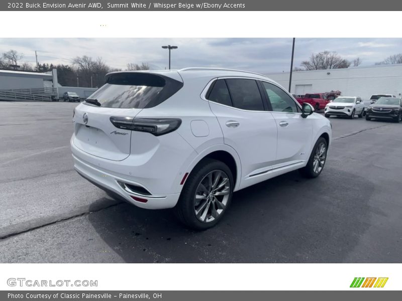 Summit White / Whisper Beige w/Ebony Accents 2022 Buick Envision Avenir AWD