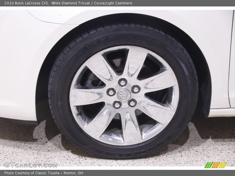 White Diamond Tricoat / Cocoa/Light Cashmere 2010 Buick LaCrosse CXS