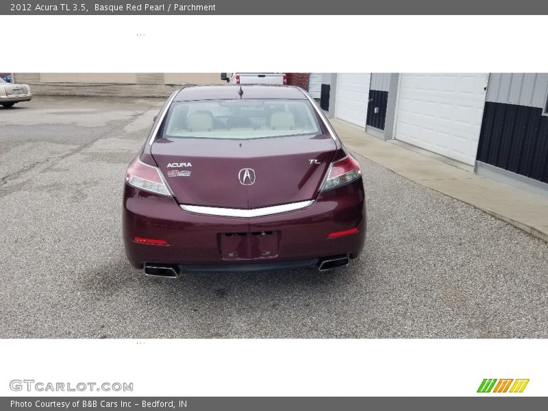 Basque Red Pearl / Parchment 2012 Acura TL 3.5