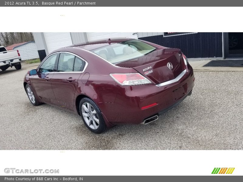 Basque Red Pearl / Parchment 2012 Acura TL 3.5
