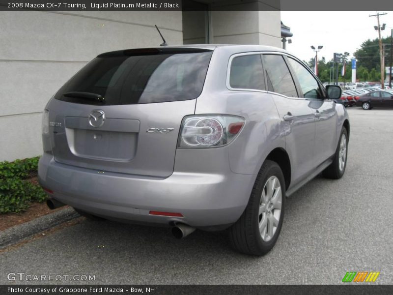 Liquid Platinum Metallic / Black 2008 Mazda CX-7 Touring
