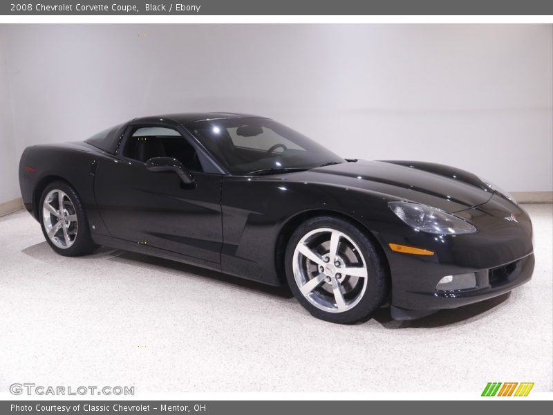 Black / Ebony 2008 Chevrolet Corvette Coupe