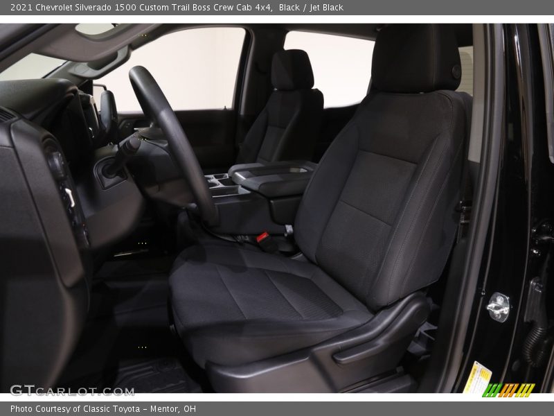 Black / Jet Black 2021 Chevrolet Silverado 1500 Custom Trail Boss Crew Cab 4x4