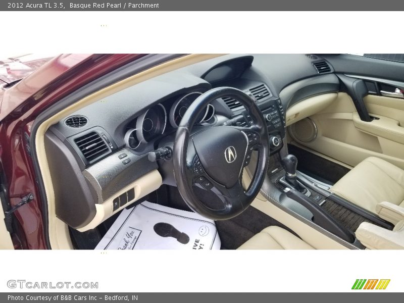 Basque Red Pearl / Parchment 2012 Acura TL 3.5