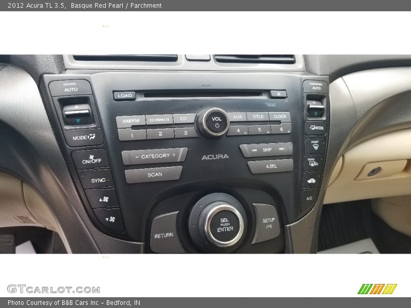 Basque Red Pearl / Parchment 2012 Acura TL 3.5