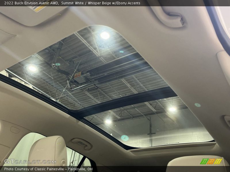 Summit White / Whisper Beige w/Ebony Accents 2022 Buick Envision Avenir AWD