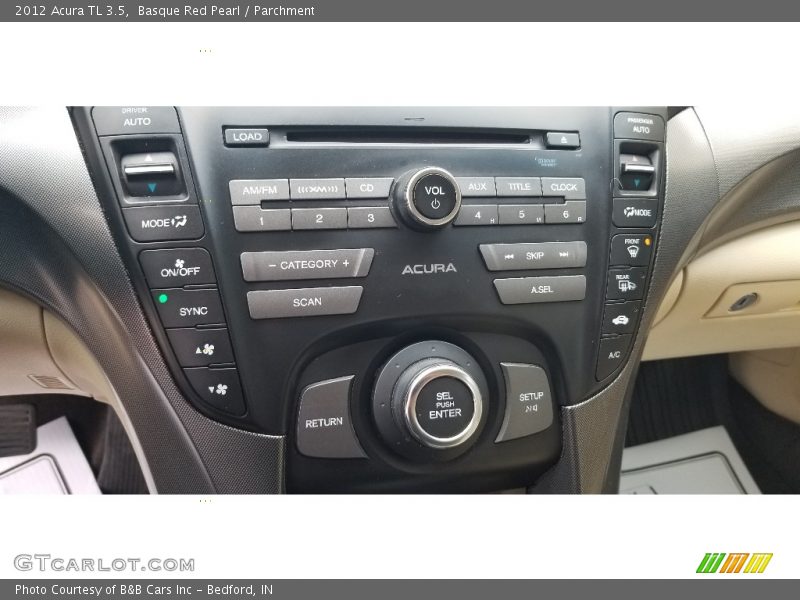 Basque Red Pearl / Parchment 2012 Acura TL 3.5