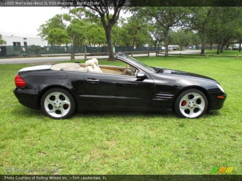 Black / Stone 2005 Mercedes-Benz SL 500 Roadster