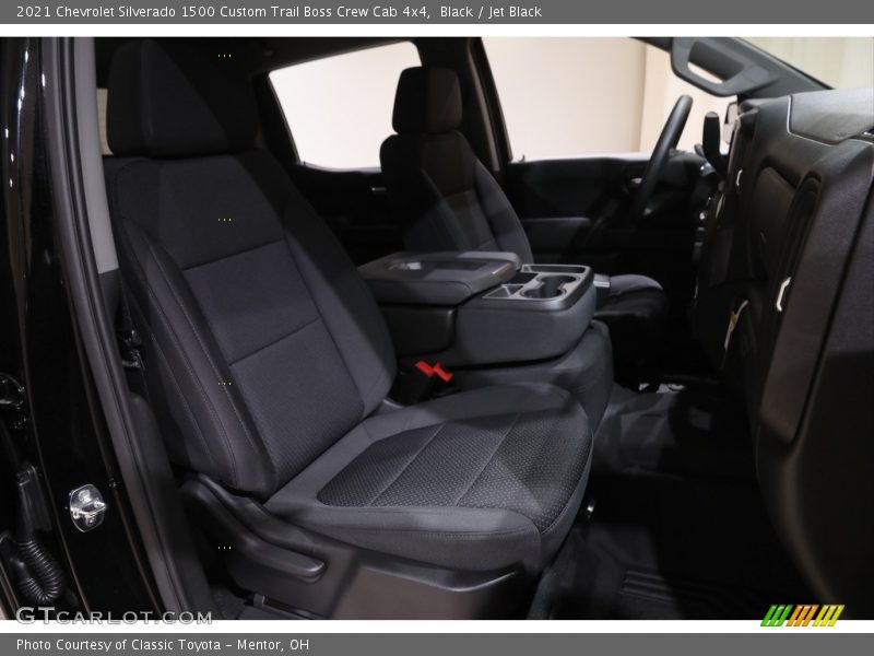 Black / Jet Black 2021 Chevrolet Silverado 1500 Custom Trail Boss Crew Cab 4x4