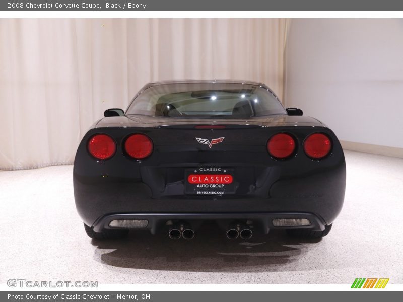 Black / Ebony 2008 Chevrolet Corvette Coupe