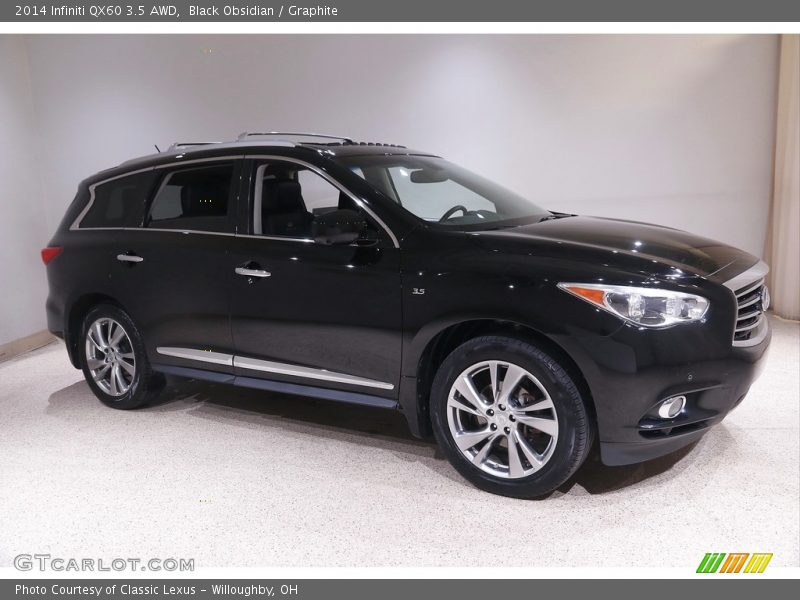 Black Obsidian / Graphite 2014 Infiniti QX60 3.5 AWD