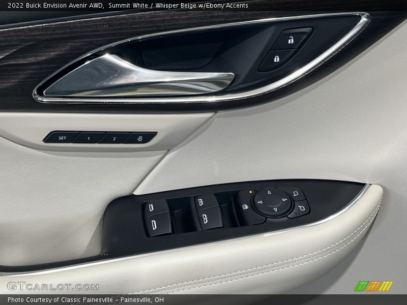 Summit White / Whisper Beige w/Ebony Accents 2022 Buick Envision Avenir AWD