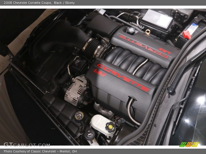 Black / Ebony 2008 Chevrolet Corvette Coupe