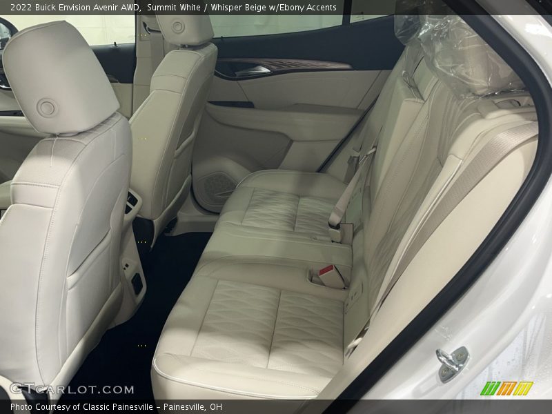 Summit White / Whisper Beige w/Ebony Accents 2022 Buick Envision Avenir AWD