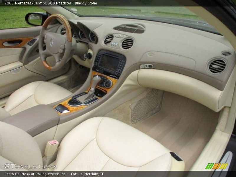 Black / Stone 2005 Mercedes-Benz SL 500 Roadster