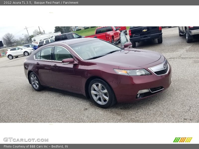 Basque Red Pearl / Parchment 2012 Acura TL 3.5