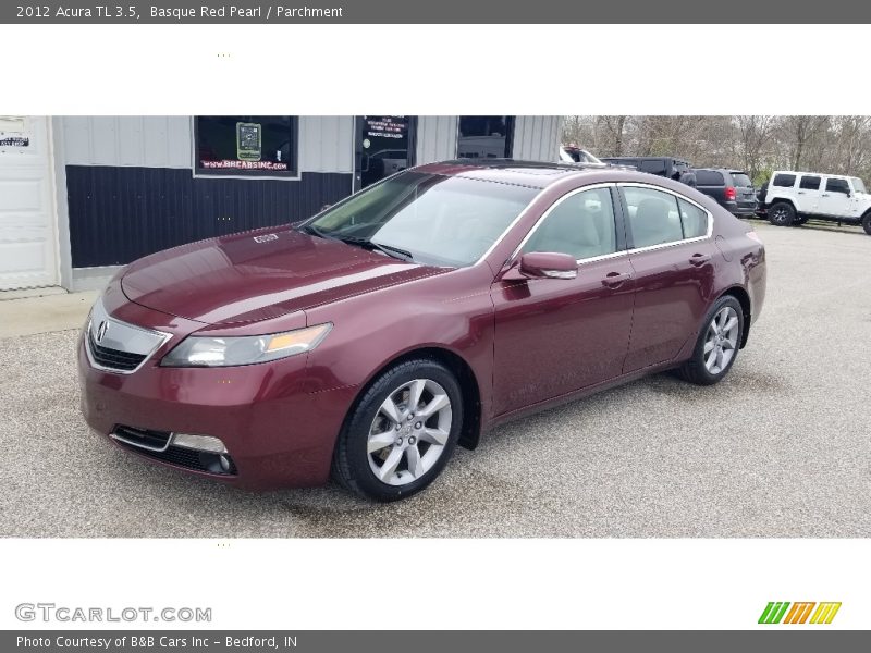 Basque Red Pearl / Parchment 2012 Acura TL 3.5