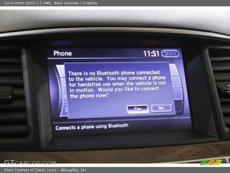 Black Obsidian / Graphite 2014 Infiniti QX60 3.5 AWD