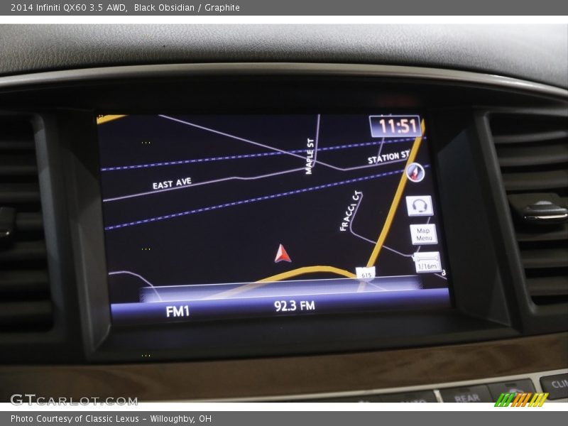 Black Obsidian / Graphite 2014 Infiniti QX60 3.5 AWD