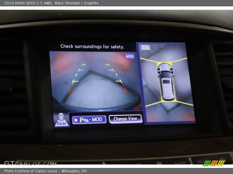 Black Obsidian / Graphite 2014 Infiniti QX60 3.5 AWD