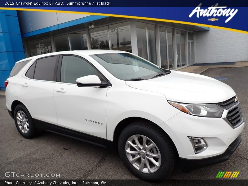 Summit White / Jet Black 2019 Chevrolet Equinox LT AWD