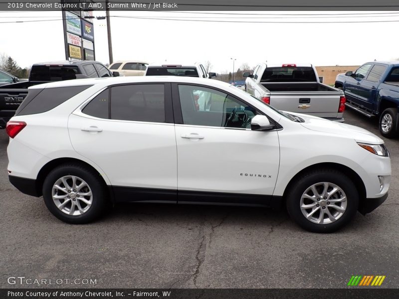 Summit White / Jet Black 2019 Chevrolet Equinox LT AWD