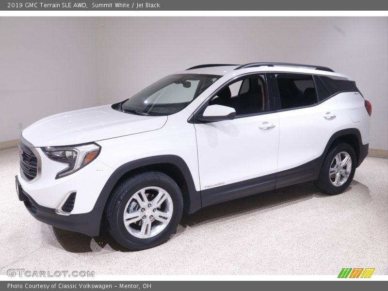 Summit White / Jet Black 2019 GMC Terrain SLE AWD
