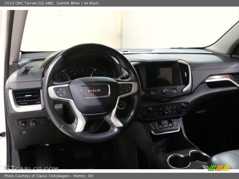 Summit White / Jet Black 2019 GMC Terrain SLE AWD