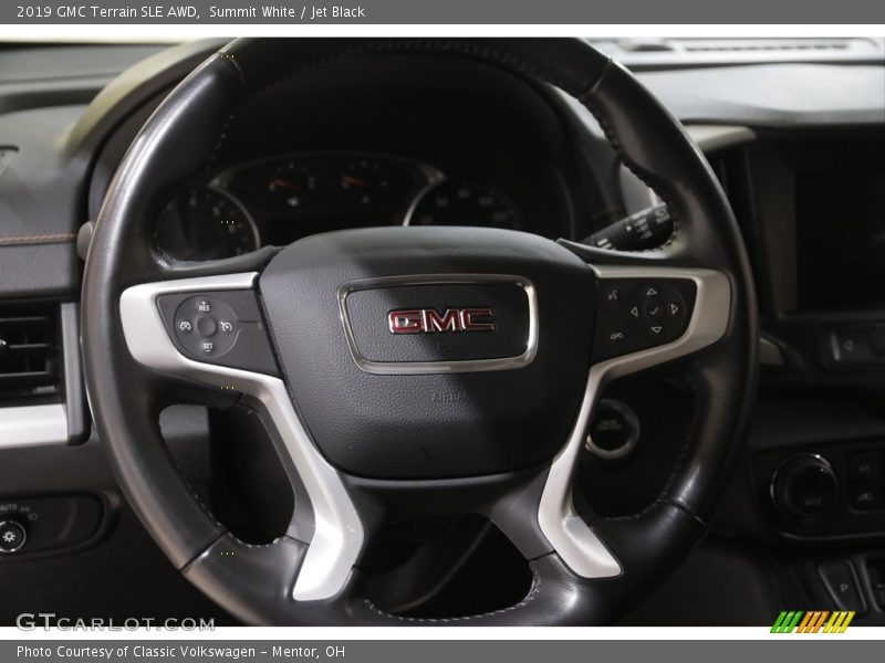 Summit White / Jet Black 2019 GMC Terrain SLE AWD