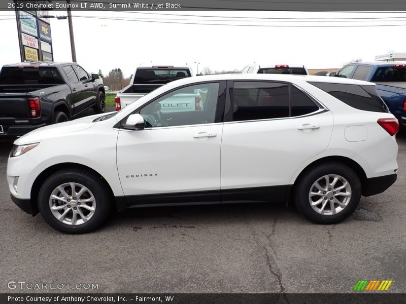 Summit White / Jet Black 2019 Chevrolet Equinox LT AWD