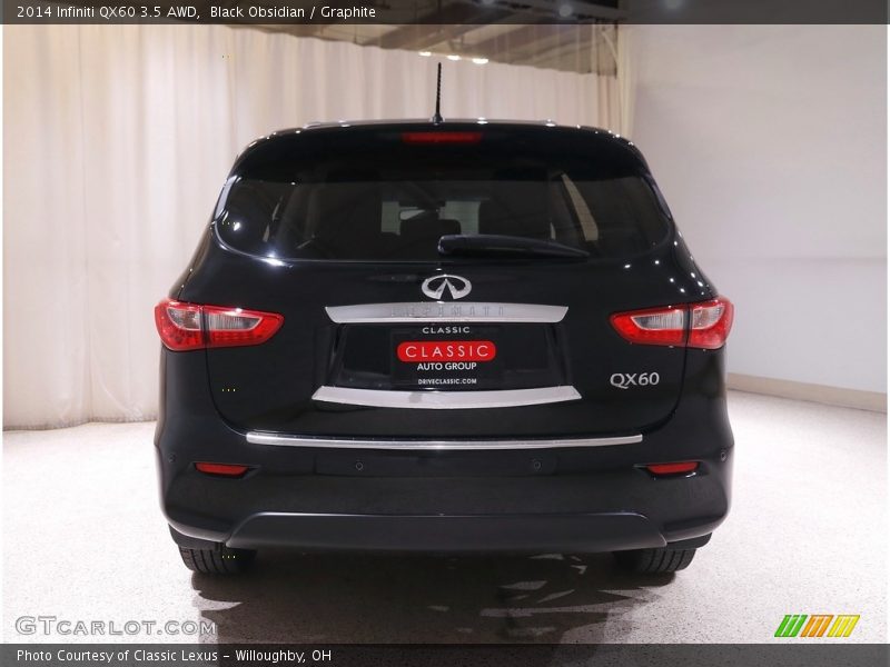 Black Obsidian / Graphite 2014 Infiniti QX60 3.5 AWD