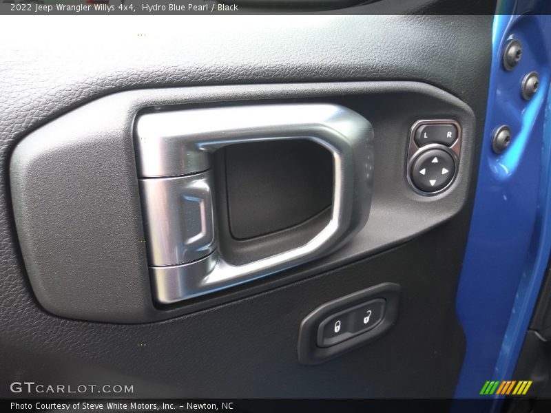 Hydro Blue Pearl / Black 2022 Jeep Wrangler Willys 4x4
