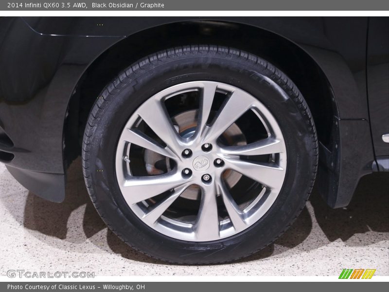Black Obsidian / Graphite 2014 Infiniti QX60 3.5 AWD