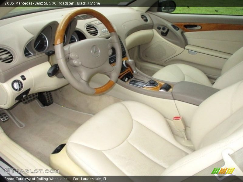 Black / Stone 2005 Mercedes-Benz SL 500 Roadster