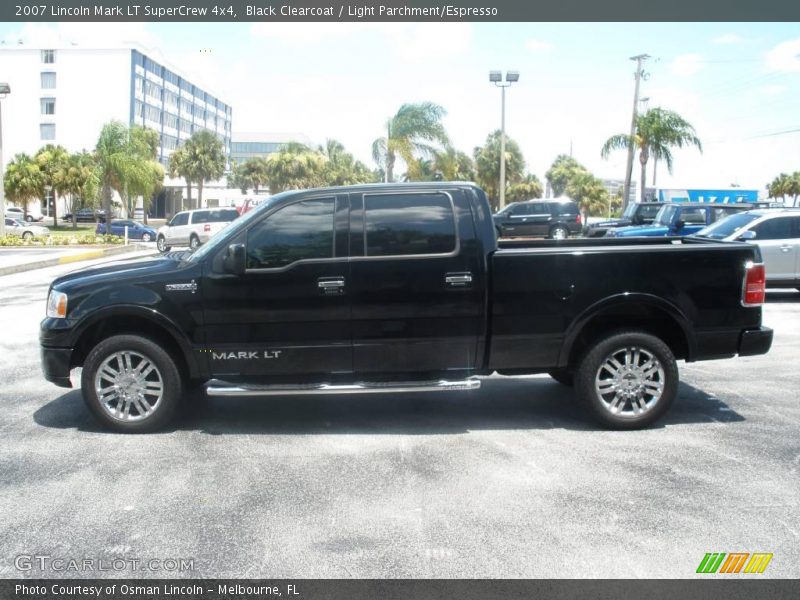 Black Clearcoat / Light Parchment/Espresso 2007 Lincoln Mark LT SuperCrew 4x4