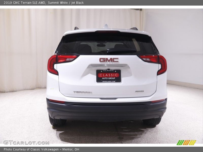 Summit White / Jet Black 2019 GMC Terrain SLE AWD