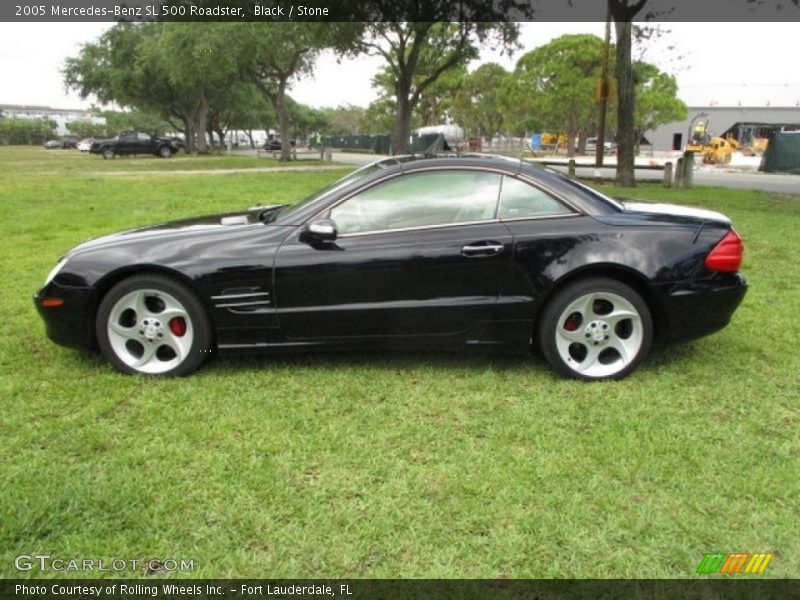 Black / Stone 2005 Mercedes-Benz SL 500 Roadster