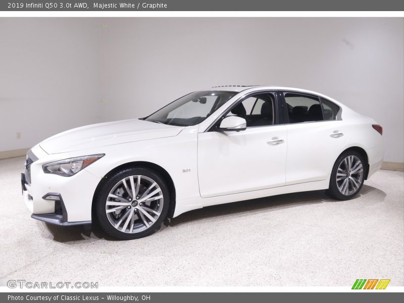 Front 3/4 View of 2019 Q50 3.0t AWD