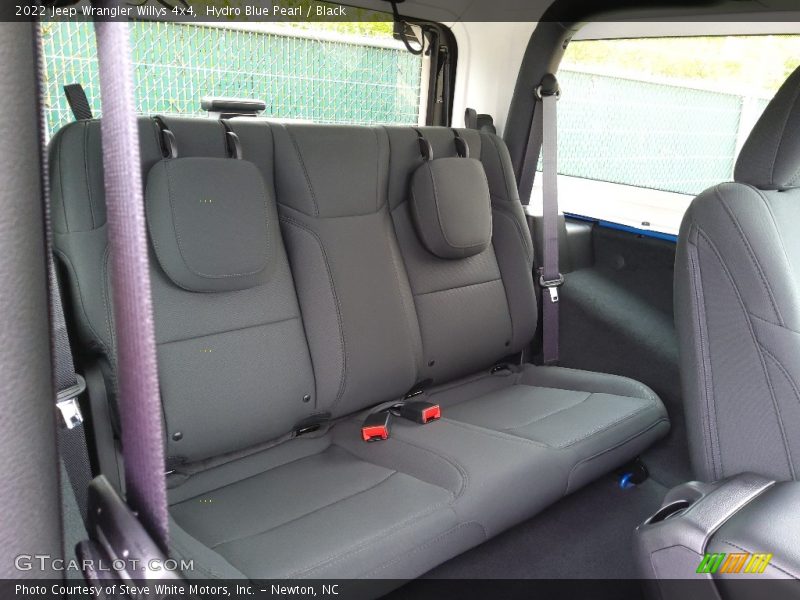 Rear Seat of 2022 Wrangler Willys 4x4