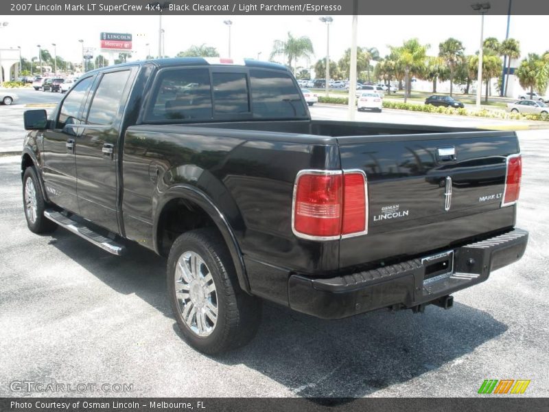 Black Clearcoat / Light Parchment/Espresso 2007 Lincoln Mark LT SuperCrew 4x4