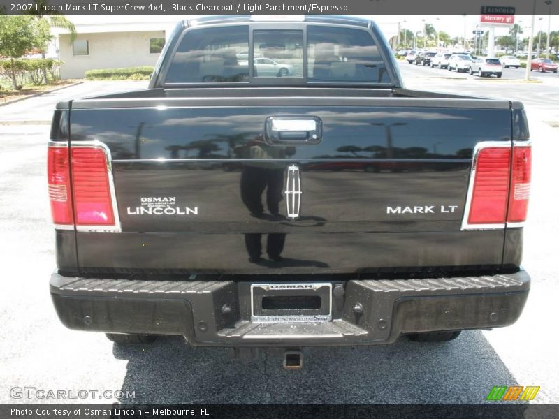 Black Clearcoat / Light Parchment/Espresso 2007 Lincoln Mark LT SuperCrew 4x4