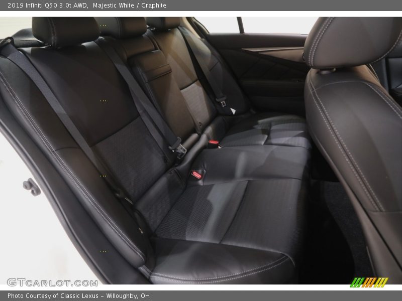 Majestic White / Graphite 2019 Infiniti Q50 3.0t AWD