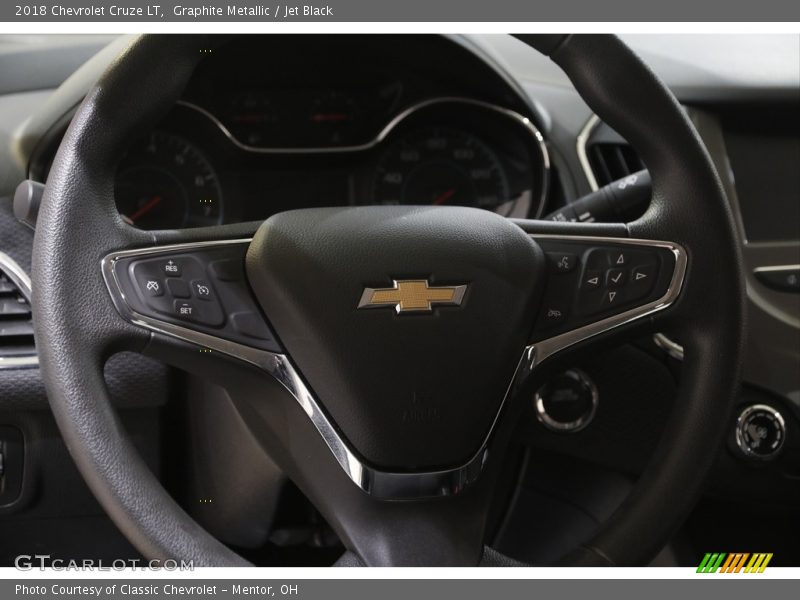 Graphite Metallic / Jet Black 2018 Chevrolet Cruze LT