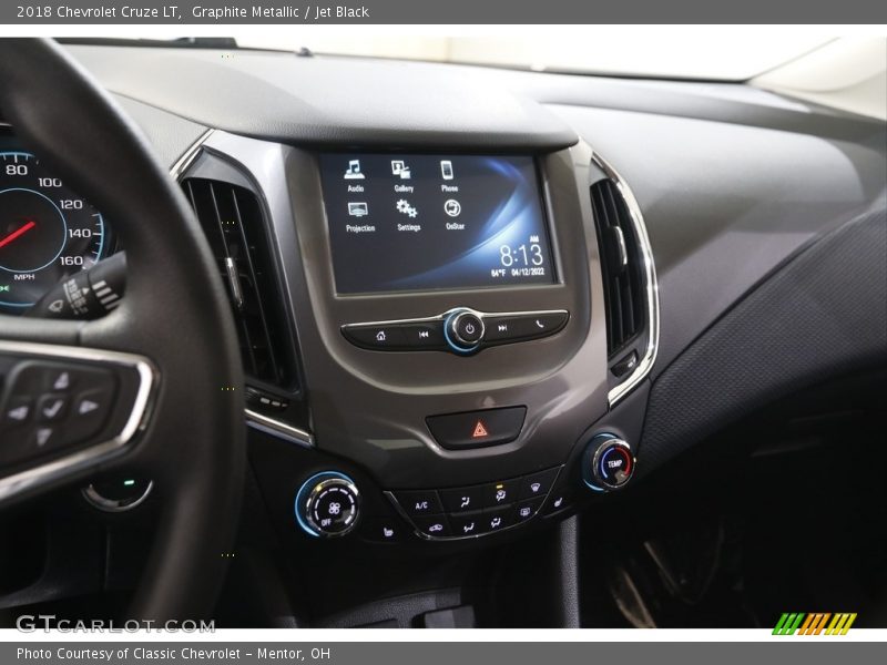 Graphite Metallic / Jet Black 2018 Chevrolet Cruze LT