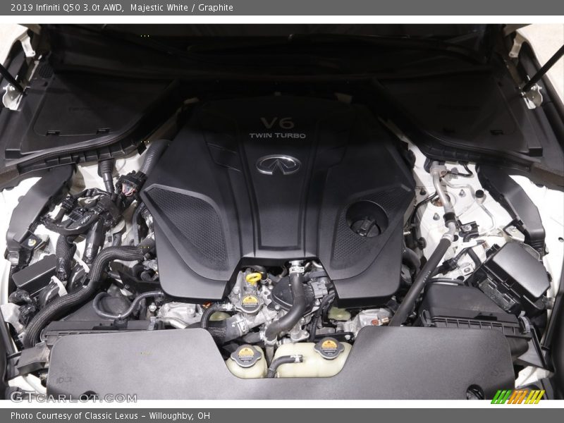  2019 Q50 3.0t AWD Engine - 3.0 Liter Twin-Turbocharged DOHC 24-Valve VVT V6